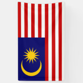 マレーシア国旗 横断幕 (縦)