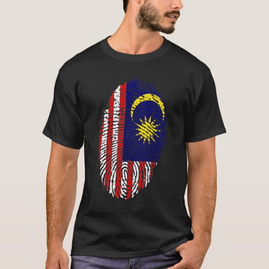 マレーシア指紋1341png1341 tシャツ (正面)