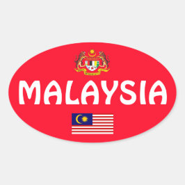 マレーシア欧州オーバルスタイルステッカー 楕円形シール