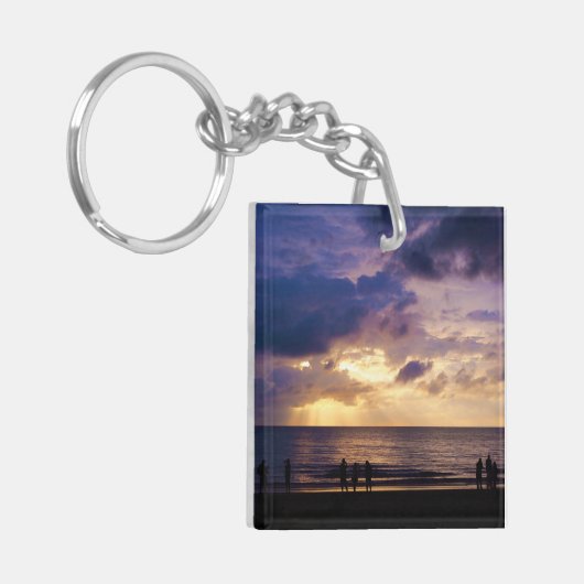 マレーシア海岸サンセット キーホルダー (正面左)