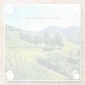 マレーシア茶プランテーション ガラスコースター (裏面)