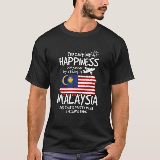 マレーシア買へチケットは可 Tシャツ (正面)