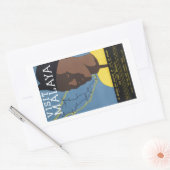 マレーシア鉄道ヴィンテージ 長方形シール (封筒)