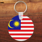 マレーシア高品質国旗 キーホルダー (正面)