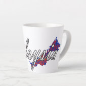 マレーシア カフェラテマグ (右アングル)