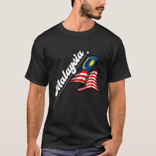マレーシア・クアラルンプール愛国国旗 Tシャツ (正面)