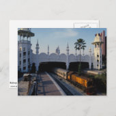 マレーシア,クアラルンプール鉄道駅 ポストカード (正面/裏面)