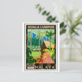 マレーシア，クアラルンプール ポストカード (スタンド正面)