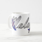 マレーシア コーヒーマグカップ (正面左)
