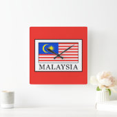 マレーシア スクエア壁時計 (ホーム)