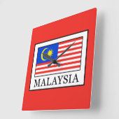 マレーシア スクエア壁時計 (傾斜)