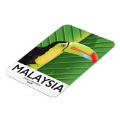 マレーシア・トゥカン旅行ポスター マグネット (左側)
