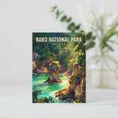 マレーシア バコ国立公園 ポストカード (スタンド正面)
