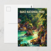 マレーシア バコ国立公園 ポストカード (正面/裏面)