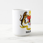 マレーシア-紋章か旗または記号または紋章付き外衣 コーヒーマグカップ (中央)
