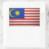 マレーシア 長方形シール (バッグ)