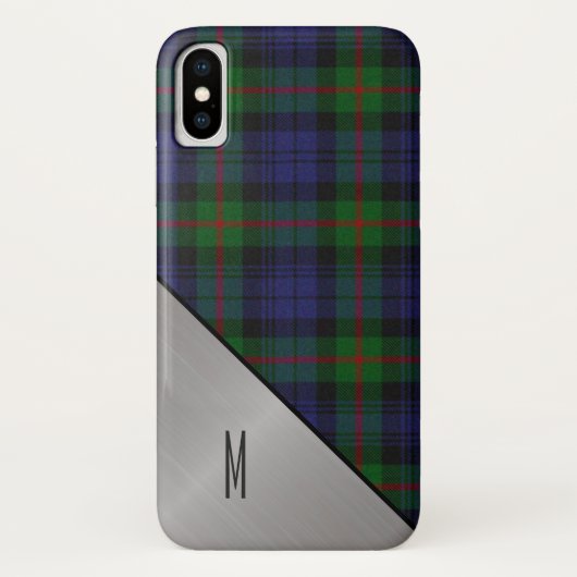 マレータータンチェックプレイドiPhone Xケース Case-Mate iPhoneケース (裏面)