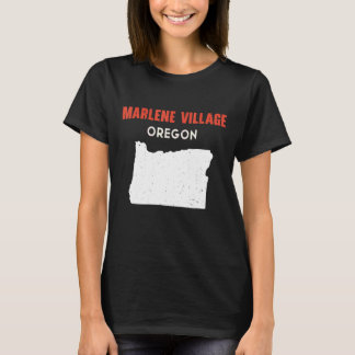 マレーネビレッジオレゴンUSA州アメリカトラベル Tシャツ