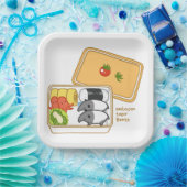 【マレーバクのお弁当】 Malayan tapir Bento ペーパープレート (パーティー)