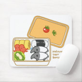 【マレーバクのお弁当】 Malayan tapir Bento マウスパッド (マウス)