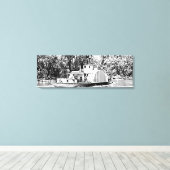 マレーリバーヴィクトリアのパドルボート キャンバスプリント (インサイチュ (ウッドフロア))