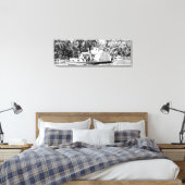 マレーリバーヴィクトリアのパドルボート キャンバスプリント (インサイチュ (寝室))