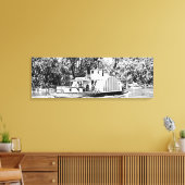 マレーリバーヴィクトリアのパドルボート キャンバスプリント (インサイチュ (リビング))