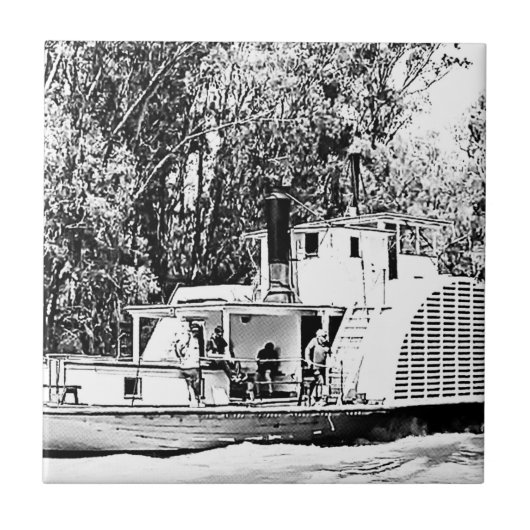 マレーリバーヴィクトリアのパドルボート タイル