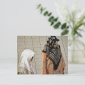 マレー人女性 ポストカード (スタンド正面)