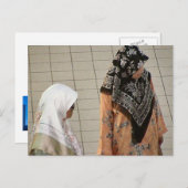 マレー人女性 ポストカード (正面/裏面)