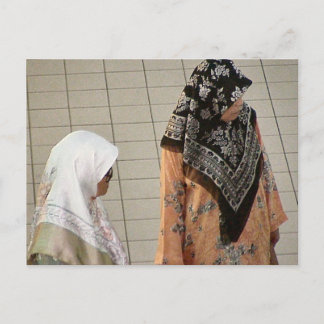 マレー人女性 ポストカード