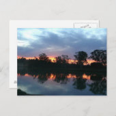 マレー川サンセットポストカード ポストカード (正面/裏面)