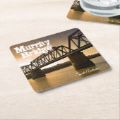 マレー橋飲み物のコースター スクエアペーパーコースター (アングル)