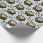 マレー氏のボットウェル城ヴィンテージクリスマス ラッピングペーパー (角)