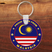 マレー誇りを持ったシアの出身である キーホルダー (正面)