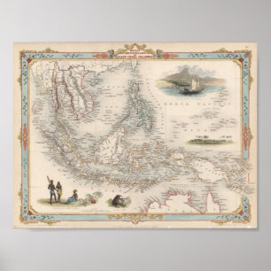 マレー諸島又は東インド諸島 ポスター