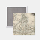 マレー諸島又は東インド諸島 マグネット (正面/裏面)