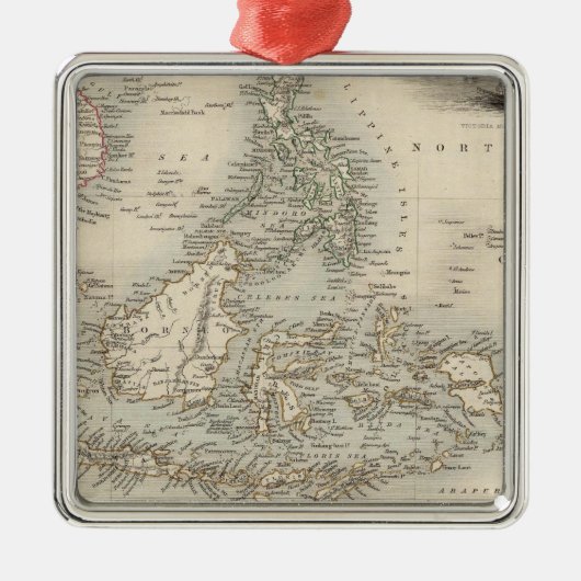 マレー諸島 メタルオーナメント (正面)