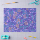 マレー開花マルバ花絵画のフローラ 薄葉紙 (クラフト)