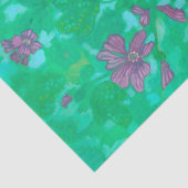 マレー開花、マルバフラワーサマー絵画フローラ 薄葉紙 (詳細)