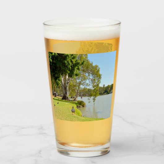 マレー・オーストラリア川のアヒル タンブラーグラス (ドリンク正面)