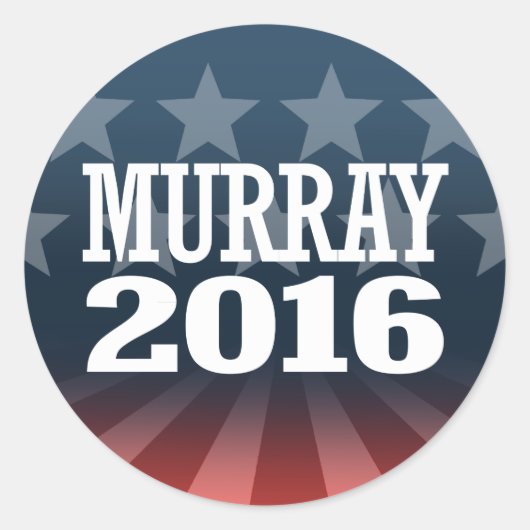 マレー – Patty Murray 2016 ラウンドシール (正面)