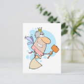 マロおもしろいットの漫画の歯の妖精 ポストカード (スタンド正面)