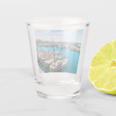 マロかわいらしルカスペイン港カラドール土産 ショットグラス (裏面)