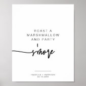 マロはっきりしたスコンテンポラリーモーレスバー標識 ポスター (正面)