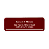 マロエレガントーン結婚ズ ラベル (正面)