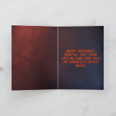 マロッスグラーターデーモンオブメイ誕生日 カード (内部)