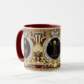 マロナイト教会の聖徒シャルベル、マロン、ラフカ – ギフト マグカップ (正面左)