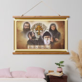 マロナイト教会タペストリー聖徒 吊り下げ型タペストリー (寝室)