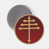 マロナイト磁石クロス マグネット (正面/裏面)